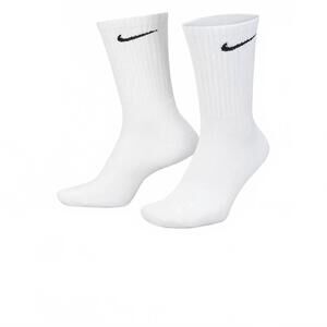 NEW NIKE men's everyday cushioned crew socks - 6-pack in white
